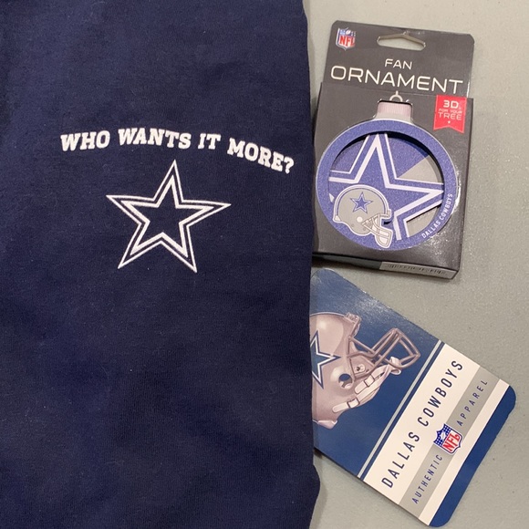 Dallas Cowboys Tee Shirt, Ornament and Coffee Mug Bundle - Picture 5 of 16